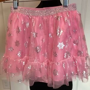Cynthia Rowley Pink Snowflake Skirt
